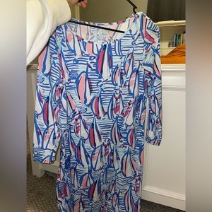 lily pulitzer dress long sleeve